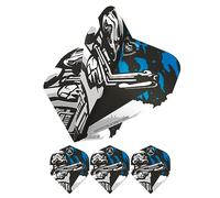 Shepperton Design Studios Original Stormtrooper Officially Licensed Dart Flights, Standard No2 Shape, 100 Micron, Blaster, 1 Set of 3 Flights (F4154)