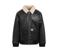 Shepton Jacket, male, Carhartt Wip, Leather Jackets, Black, M, Jackets M