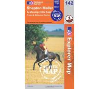Shepton Mallet and Mendip Hills East: Sheet 142 (OS Explorer Map Active)