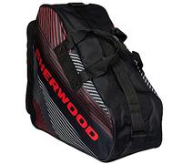 SHER-WOOD Ice Skate Bag, Inline Skate Bag, Ideal for Adults and Kids, Red, 15cm x 37 cm x 42 cm