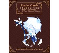 Sherbet Cookie Composition Notebook: French-Ruled Journal Seyes paper 120 Pages for students and writers, Handwriting Practice