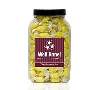Sherbet Lemons 1.8kg Large Sweet Jar - A Personalised Gift Jar Filled with Your Favourite Retro Sweets! (Well Done)