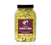 Sherbet Lemons 1.8kg Large Sweet Jar - A Personalised Gift Jar Filled with Your Favourite Retro Sweets! (Happy Father's Day)