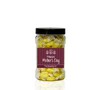 Sherbet Lemons 900g Small Sweet Jar - A Personalised Gift Jar Filled with Your Favourite Retro Sweets! (Happy Mother’s Day)