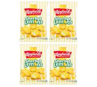 Sherbet Lemons, Tangy Lemon Sweets with Fizzy Centre 192g bags bulk Bundles (4 Bags x 192g)