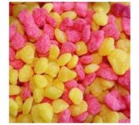 Sherbet Pips - Small Multi-Coloured Pink & Yellow Fizzy Candy Pieces - Fun Retro Sweet Treat for Kids & Adults (500g)