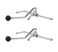 SHERCHPRY 1 Pair Adjustable Wheelchair Legrest Lifter Attachment with 8Mm Shaft, Elevating Footrest Replacement for Manual Wheelchair Comfort and Mobility Aid