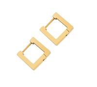SHERCHPRY 1 Pair Chic Dangler U Shaped Earrings for Women Lightweight Titanium Steel Studs Gold Geometric Design for Everyday Wear and Special Occasions for Friends