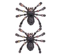 SHERCHPRY 1 Pair Detachable Spider Shoe Clips Decorative Shoe Jewelry Clips for Pumps and Formal Events Unique Buckle Accessories Antique Finish for Any Occasion