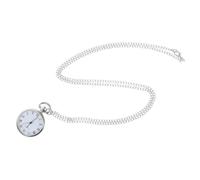 SHERCHPRY 1 PC Elegant Alloy Hanging Pocket Watch Pendant Practical Vintage Design for Easy Viewing for Family Friends Durable Stylish Silver Roman Numeral Watch