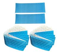 SHERCHPRY 10 Pieces Blue Kitchen Range Hood Oil Absorbing Filter Pads 10Cm X 90Cm X 3Mm Thickened Oil Filter Paper for Cooker Hood Grease Trap