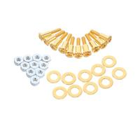 SHERCHPRY 10 Sets Hair Clipper Adjust Rod Screws Replacement Kit Compatible with Wahl Hair Trimmer Repair Screws with Nuts and Gaskets for Precise Maintenance and Consistent Performance