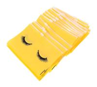 SHERCHPRY 100 pcs Eyelash Pattern Makeup Bags Portable Cosmetic Storage Pouch Lightweight Eva Zipper Bags for Travel Accessories and Personal Items for Cosmetics and Jewelry