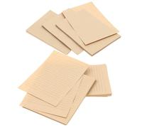 SHERCHPRY 100 Sheets Retro Kraft Writing Papers Set A5 Lined 21x15cm and A4 Blank 21x29cm Vintage Letter Writing Stationery for Personal and Office Use
