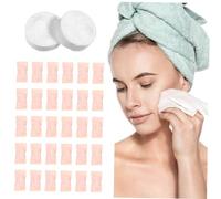 SHERCHPRY 100pcs Cotton Disposable Face Towels Compressed Thin Towel White Gentle Touch Easy to Use for Emergencies and Tidying up Phones