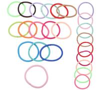 SHERCHPRY 100pcs Strong Hair Bands Hair Circles for Women for Daily Use and Knitting Projects Random Color