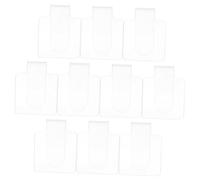 SHERCHPRY 10pcs Acrylic Makeup Mixing Palette Eyeshadow Foundation Palette Small Nail Art Manicure for Women Makeup Supplies