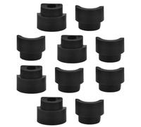 SHERCHPRY 10pcs Chainsaw Switch Boot Replacement with Rounded Protective Edge Black Plastic Kill Switch Cover Easy Replacement and Reliable in Wet Conditions for Garden Work and Orchards