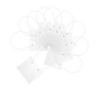 SHERCHPRY 10pcs Flower Bouquet Bag Double Handle Jumbo Tote Bag for Candy Biscuits Storage Odorless and Non-toxic