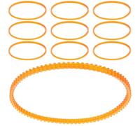 SHERCHPRY 10pcs Home Sewing Machine Double Tooth Motor Belts, Small Motor Replacement Straps for Pedal and Tailor Stitching Machines, Diameter 11.9cm, Compatible Sewing Tool for Easy