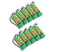 SHERCHPRY 10pcs Mini Fire Extinguisher Keychain Charms, Green Fire Extinguisher Pendants for Handbag and Backpack DIY Accessories