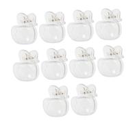 SHERCHPRY 10pcs Portable Toothbrush Covers with Duck Shape Clip Sturdy Plastic Travel Protectors for Manual Electric Brushes Secure Fit for Bathroom Home Camping Easy to Clean Hygiene Cases