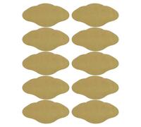 SHERCHPRY 10pcs Small Green Blank Navel Patches 15x20cm for Household Use, Portable Belly Stickers Suitable for Obesity Group Supply and Skin-Friendly Navel Accessories