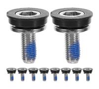 SHERCHPRY 10pcs Steel Bike Crank Arm Bolts High-tensile Screws for Mountain and Urban Bikes Impact-resistant Replacement for Crankset Fixing Compatible with Bottom Bracket and Brake