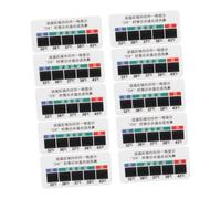 SHERCHPRY 10pcs Temperature Sticker Temperature Strips for Nasal Rinsing Bottle Measuring Sticker for Monitoring Saline Strips