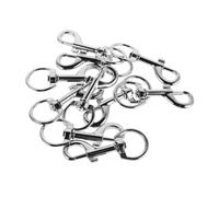 SHERCHPRY 10PCS Zinc Alloy Swivel Snap Hooks Heavy Duty Trigger Clips for Keychains Dog Leash Indoor Outdoor Use Versatile Bolt Hooks for Bags and Accessories