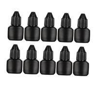 SHERCHPRY 10sets Grafting Eyelash Glue Bottle Empty Refillable Bottles Portable Eyelash Glue Storage Containers Leakproof Design for Home Use