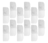 SHERCHPRY 12pcs Activated Resin and Cotton Pet Drinking Fountain Filter for Pets White Replacement Filter for Impurities and Catches Hair at Home