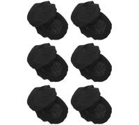 SHERCHPRY 12pcs Black Stretchable Earphone Covers for Headphone Ear Pads, Elastic Fabric Protective Headset Ear Covers with Easy Maintenance, Suitable for Gym and Aviation Use