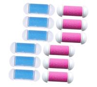 SHERCHPRY 12pcs Electric Foot File Replacement Rollers Grit Rollers for Pedicure Compatible Electric Foot Files Dead Skin Removal