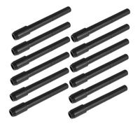 SHERCHPRY 12pcs Eyebrow Pencil Lengthener Holder with Gentle Brow Brush Fit for Various Brands Precision Enhancer to Reduce Hand Tremors Portable and Lightweight for Daily Professional