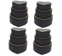 SHERCHPRY 12pcs Heart Shaped Box for Valentine's Day Elegant Candy Lipstick Perfume Packaging for Weddings Bridal Showers and Special Occasions