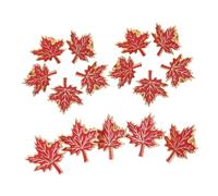 SHERCHPRY 15PCS Maple Leaf Brooch Pins Sturdy Metal Fall Leaves Lapel Pins for Women Dresses Backpacks Bags Autumn Thanksgiving Canada Day Accessories Secure Travel and Party Jewelry