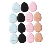 SHERCHPRY 15pcs Mini Finger Makeup Small Breathable Cosmetic Powder Blending Tools for Facial Foundation Wet and Dry Use