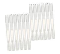 SHERCHPRY 15pcs Transparent Empty Nail Oil Pens Twist Tube Refillable Cuticle Oil Container with Brush for Lip Gloss Eyelash Cosmetic Application Portable and Leakproof