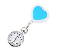 SHERCHPRY 1pc Heart Design Retractable Nurse Pocket Watch for Doctors and Students Convenient Clip Fob Accurate and Durable for Various Occasions