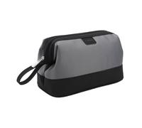 SHERCHPRY 1Pc Men Toiletry Bag Multi Compartment Storage for Travel Lightweight Cosmetic Zipper Pouch Grey for Organizing Cosmetics Toiletries The Go