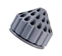SHERCHPRY 1pc Multifunctional Drill Bits Storage Holder Efficient and Pe Material Organizer for Nail Drill Bits Rotating Design for Easy Access Space-saving Container for and Craft Projects