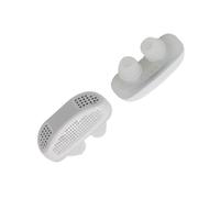 SHERCHPRY 1set Nose Breathing Apparatus Clips Comfortable Snore Clip for Better to Clean Nasal Device Portable Ventilation Nose Purifier White 2pcs