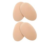SHERCHPRY 2 Pairs Men’s Silicone Chest Muscle Pads - Self Adhesive Push-up Cushion Inserts - Reusable Fake Muscle Padding for Sports and Everyday Use