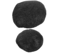 SHERCHPRY 2 pcs Decorative Fake Hair Bun Extension Updo Hairpiece for Women Adds Volume Fullness Comfortable Soft Synthetic Hair Bun Accessories
