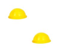 SHERCHPRY 2 pcs Natural Silicone Vacuum Cupping Hygroscopic Body Massager for Cupping Therapy Lightweight Massage Tool Safe Household Health Care in Lemon Yellow