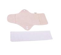 SHERCHPRY 2 Pcs Reusable Washable Menstrual Pads Organic Cotton Panty Liners Breathable Absorbent Cloth Sanitary Towels for Women S Period and Postpartum Care