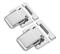 SHERCHPRY 2 Pcs Stainless Steel Sealing Latch Lock for DIY Projects, Portable and Lightweight Metal Box Clasp with High Wear Resistance and Reliability, Suitable for Toolboxes and Insulated
