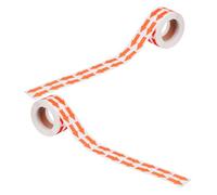 SHERCHPRY 2 Rolls Fluorescent Arrow Stickers Caution Floor Sign Stickers Notice Sign Labels Decals