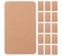 SHERCHPRY 200pcs Blank Note Cards Rectangular Kraft Paper Cards Small Index for Vocabulary Word Workplace School DIY Message Notes Home